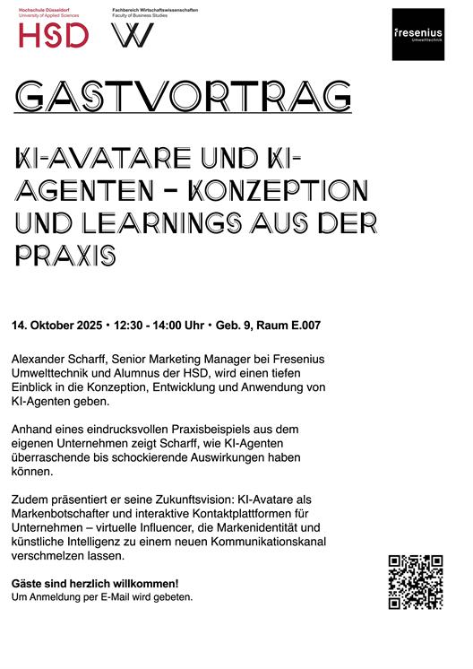 Plakat KI-Avatare und KI-Agenten – Konzeption und Learnings aus der Praxis